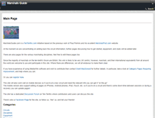 Tablet Screenshot of marshalsguide.com